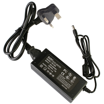 UK Plug 12V 5A 60W AC Power Supply Unit with 5.5mm DC Plug for LCD Monitors Cord, Output Tips: 5.5x2.5mm